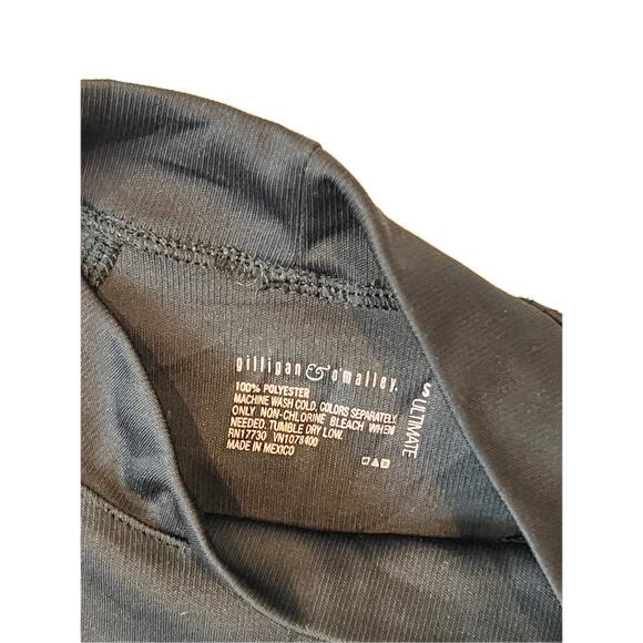 Gilligan O'Malley Black Half Turtleneck Polyester Mens S - Picture 2 of 3